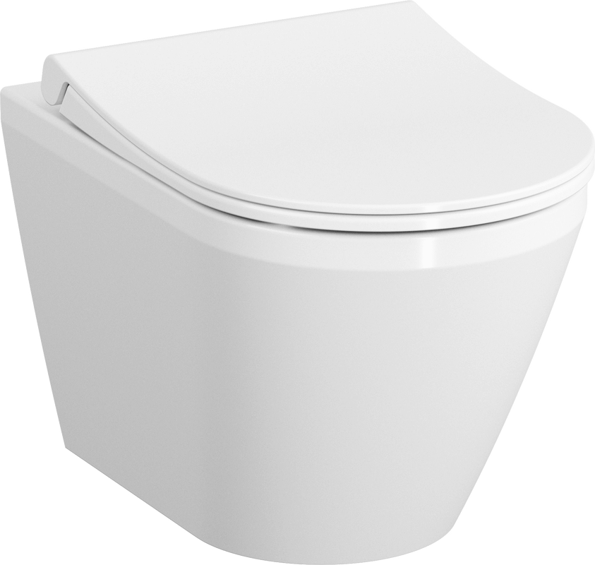 Комплект Унитаз подвесной VitrA Integra Round 7041B003-0075 + Крышка + Инсталляция Geberit Duofix Delta 458.163.21.1 с кнопкой смыва, хром + Звукоизоляция