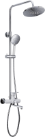 Душевая стойка Frap H49 F2449 хром, белая