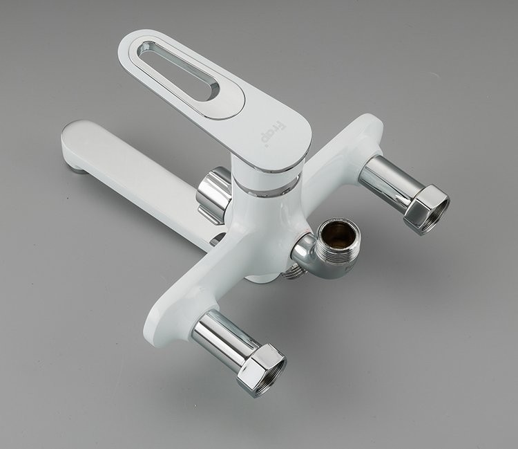 Душевая стойка Frap H49 F2449 хром, белая