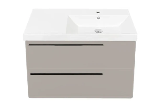 Тумба с раковиной La Fenice Elba Twin 90 подвесная, cappuccino, раковина Cubo 90 R