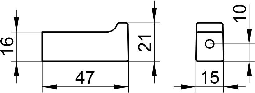 Крючок Keuco Edition 11 11114 шлифованное красное золото, на шурупах