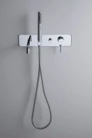 Встраиваемый смеситель для душа и ванны Allen Brau Priority 5.31A05-00 С ВНУТРЕННЕЙ ЧАСТЬЮ, хром