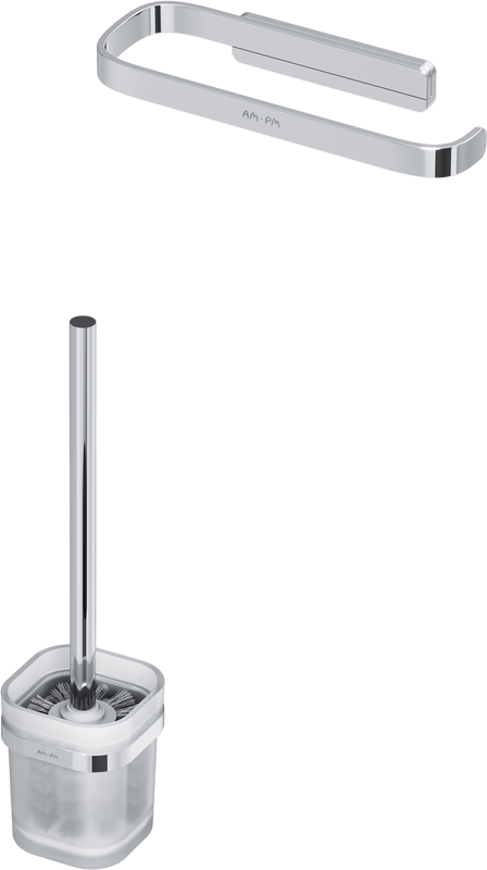 Ершик AM.PM Func A8F33300 хром + Держатель туалетной бумаги AM.PM Func A8F34100 хром
