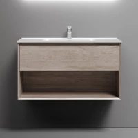 Тумба под раковину Sancos подвесная Marmi 1.0 90 Дуб галифакс натуральный MR1.090EG