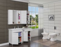 Тумба под раковину СаНта Омега 70 напольная, 2 дверцы