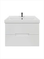 Тумба с раковиной SanStar Ориана 80 подвесная, раковина Sanita luxe Fest 80