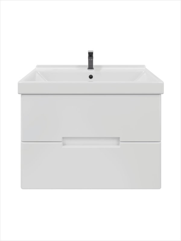 Тумба с раковиной SanStar Ориана 80 подвесная, раковина Sanita luxe Fest 80