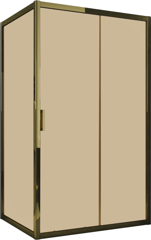 Душевой уголок Vegas Glass ZP+ZPV Tur Novo h1900 140*100 05 05 профиль бронза, стекло бронза