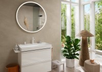 Смеситель для раковины Hansgrohe Tecturis S 110 73310700 матовый белый