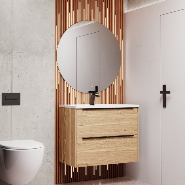 Мебель для ванной комнаты La Fenice Tesoro 100 дуб небраска натуральный