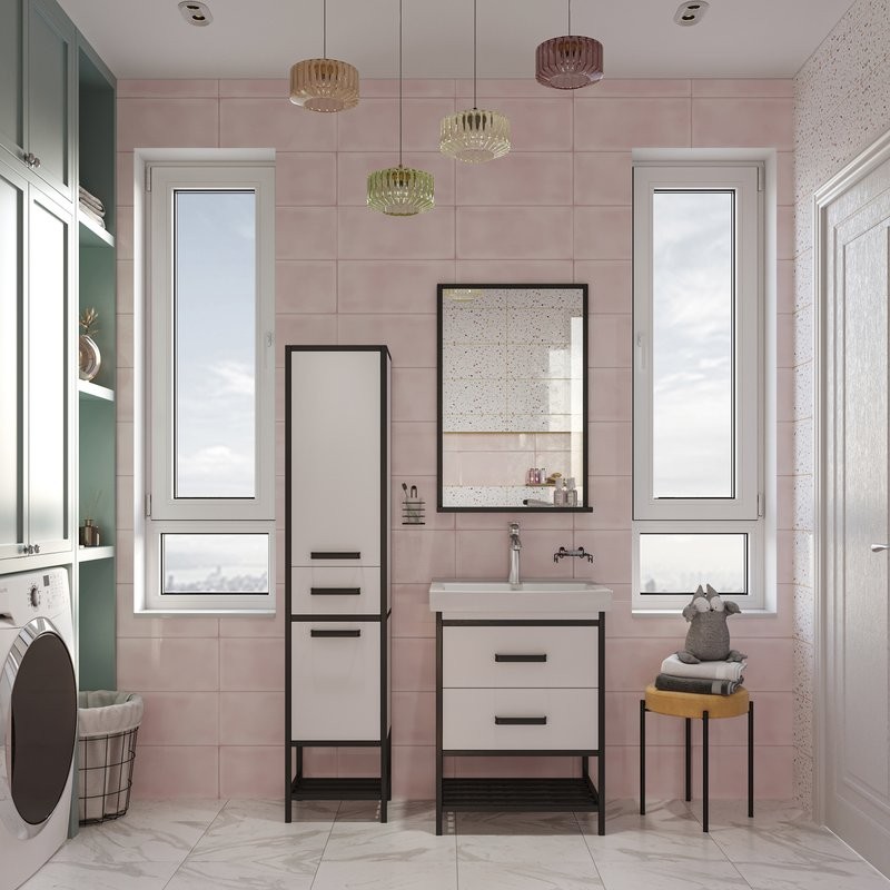 Тумба с раковиной Sanflor Норд 60 с раковиной Grand 60