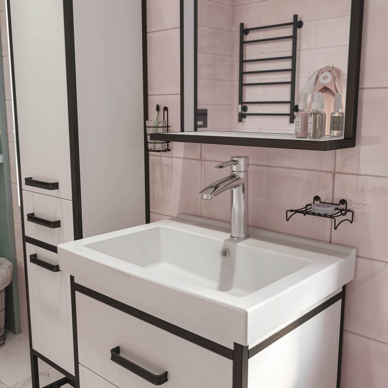 Тумба с раковиной Sanflor Норд 60 с раковиной Grand 60