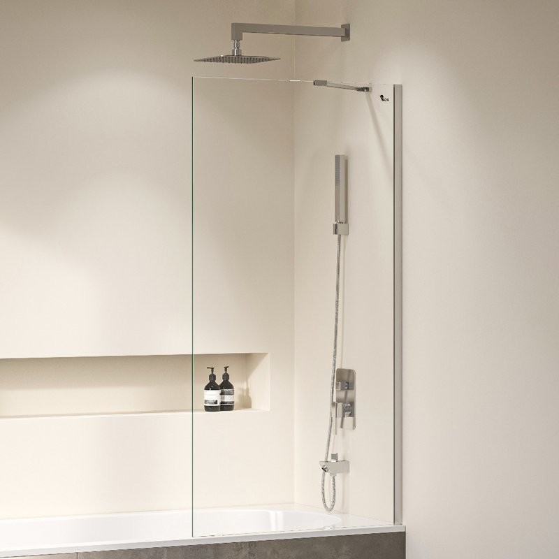 Шторка на ванну RGW Screens SC-150 900x1500, профиль хром, стекло прозрачное 6 мм