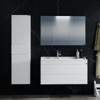 Мебель для ванной комнаты СаНта Марс 100 подвесная, с ящиками