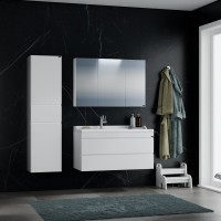 Мебель для ванной комнаты СаНта Марс 100 подвесная, с ящиками