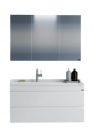 Мебель для ванной комнаты СаНта Марс 100 подвесная, с ящиками