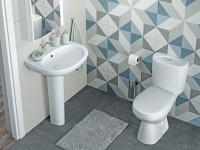 Раковина Santek Анимо 1WH110502 55 с пьедесталом