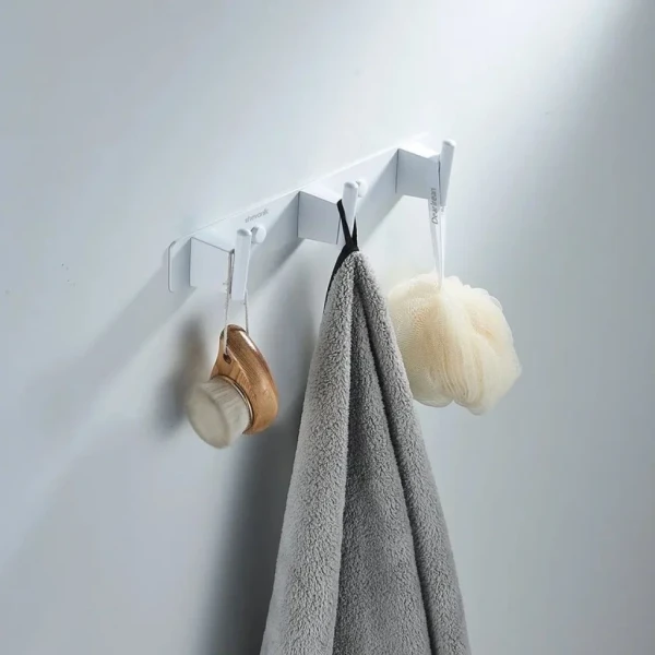 Крючки для ванной и кухни / планка с 3 крючками Shevanik SG5731C, белый