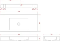 Раковина Armadi Art Flat ST 100 Раковина Armadi Art Flat ST 100