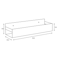 Полка Boheme Q 10965-BRB brushed bronze Полка Boheme Q 10965-BRB brushed bronze