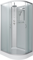 Душевая кабина Niagara Classic NG-3312-14LBKT 120х80 см, без крыши, с тропическим душем