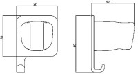 Настенный держатель Allen Brau Infinity 5.21B17-31 черный
