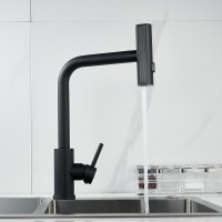 Смеситель для кухни Shevanik S263H черный