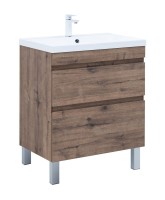 Тумба под раковину Aquanet Нота New 75 напольная, дуб веллингтон табак Тумба под раковину Aquanet Нота New 75 напольная, дуб веллингтон табак