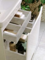 Тумба с раковиной Alavann Lana 50 подвесная, белая