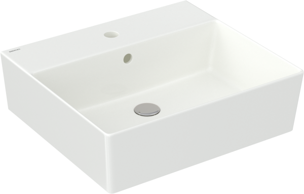 Накладная раковина Berges Ego 50x45, глянцевая белая