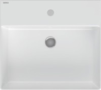 Накладная раковина Berges Ego 50x45, глянцевая белая