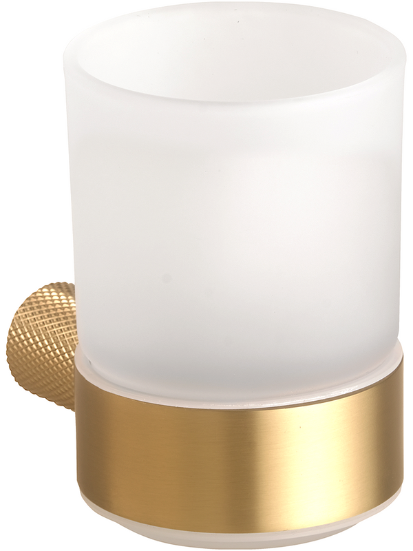 Стакан для ванной Bemeta Auria 171110010 настенный, золото, стеклянный