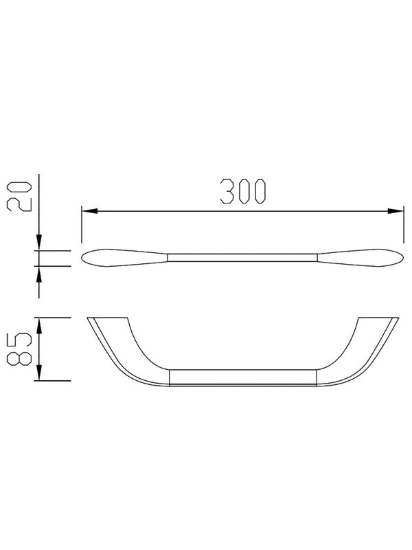 Держатель для полотенец Abber Nord AA1551SP сатин