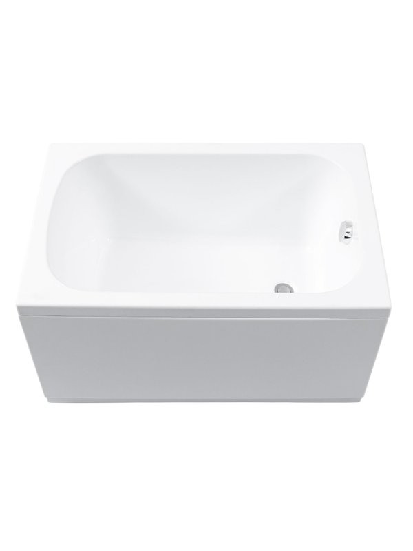 Акриловая ванна Aquanet Seed 367097 110x70 см, пристенная, белая, с каркасом