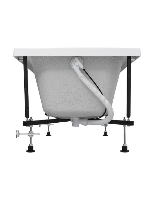 Акриловая ванна Aquanet Seed 367097 110x70 см, пристенная, белая, с каркасом