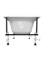 Акриловая ванна Aquanet Seed 367097 110x70 см, пристенная, белая, с каркасом