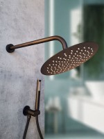 Душевой комплект AltroBagno Unione AltroBagnoUnione040408MB С ВНУТРЕННЕЙ ЧАСТЬЮ, матовый черный