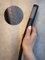 Душевой комплект AltroBagno Unione AltroBagnoUnione040408MB С ВНУТРЕННЕЙ ЧАСТЬЮ, матовый черный