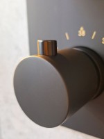 Душевой комплект AltroBagno Unione AltroBagnoUnione040408MB С ВНУТРЕННЕЙ ЧАСТЬЮ, матовый черный