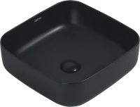 Накладная раковина Abber Rechteck AC2211MB матовая черная