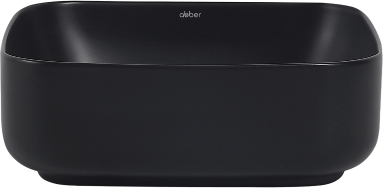 Накладная раковина Abber Rechteck AC2211MB матовая черная