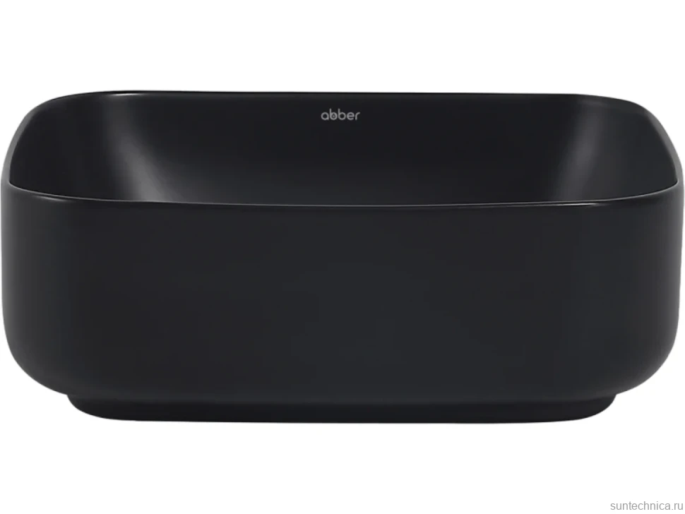 Накладная раковина Abber Rechteck AC2211MB матовая черная