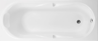 Акриловая ванна Vagnerplast Minerva 170x70 см, пристенная, ультрабелая, с каркасом