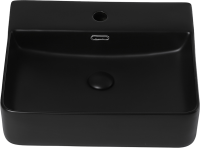 Накладная раковина Abber Rechteck AC2203MB матовая черная