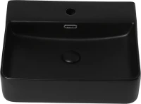 Накладная раковина Abber Rechteck AC2203MB матовая черная Накладная раковина Abber Rechteck AC2203MB матовая черная