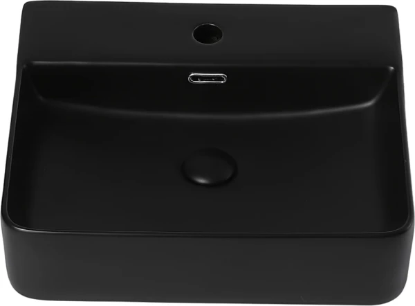 Накладная раковина Abber Rechteck AC2203MB матовая черная