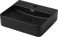 Накладная раковина Abber Rechteck AC2203MB матовая черная Накладная раковина Abber Rechteck AC2203MB матовая черная