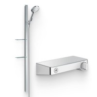 Душевой комплект Термостат Hansgrohe Ecostat Select 13171000 + Гарнитур Raindance Select S 27646000