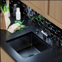 Комплект Мойка Mixline 548565 черный графит + Измельчитель KUCHENSTERN Muhle