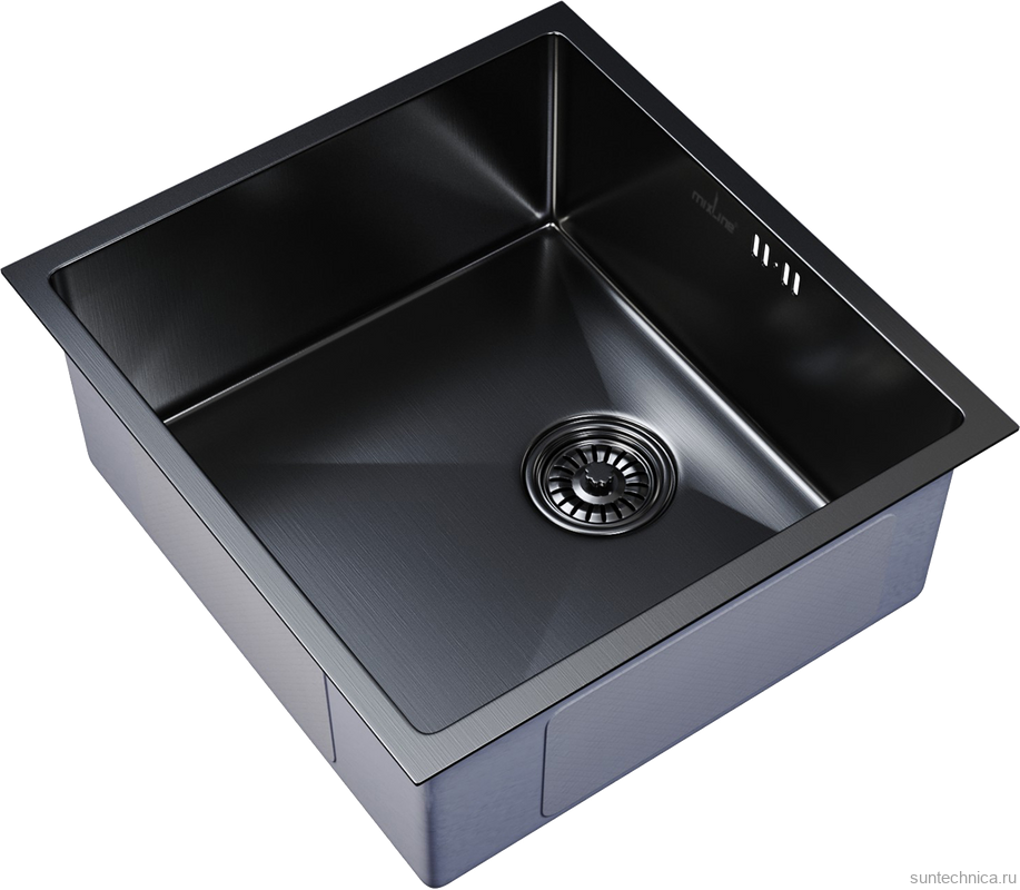 Комплект Мойка Mixline 548565 черный графит + Измельчитель KUCHENSTERN Muhle